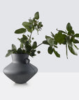 Single-Handled Flat-Belly Flower Vessel