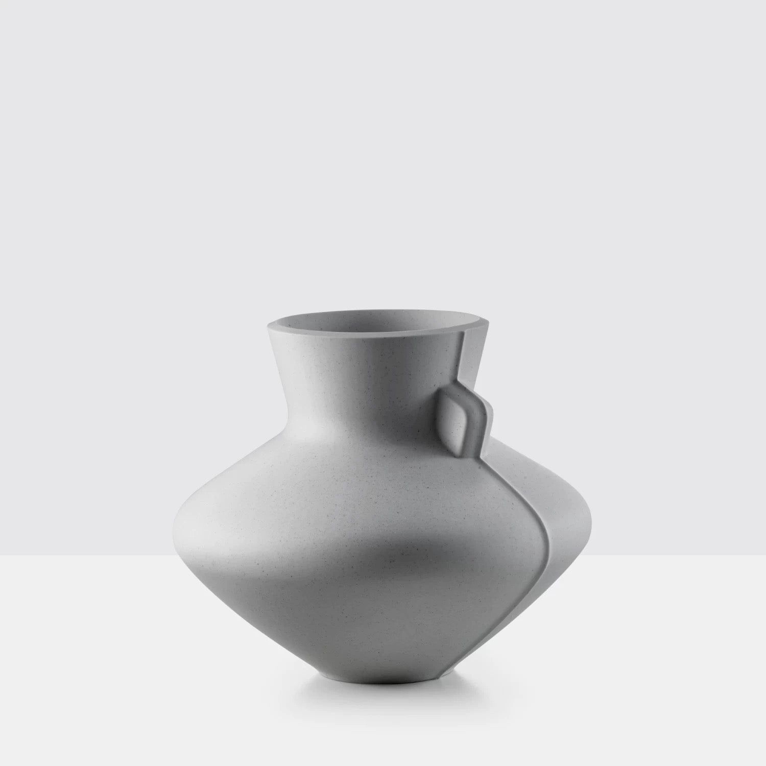 Single-Handled Flat-Belly Flower Vessel