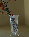 Cloudy Glass Vase