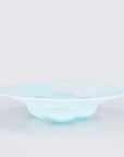 Lake Blue Glass Serving Plate