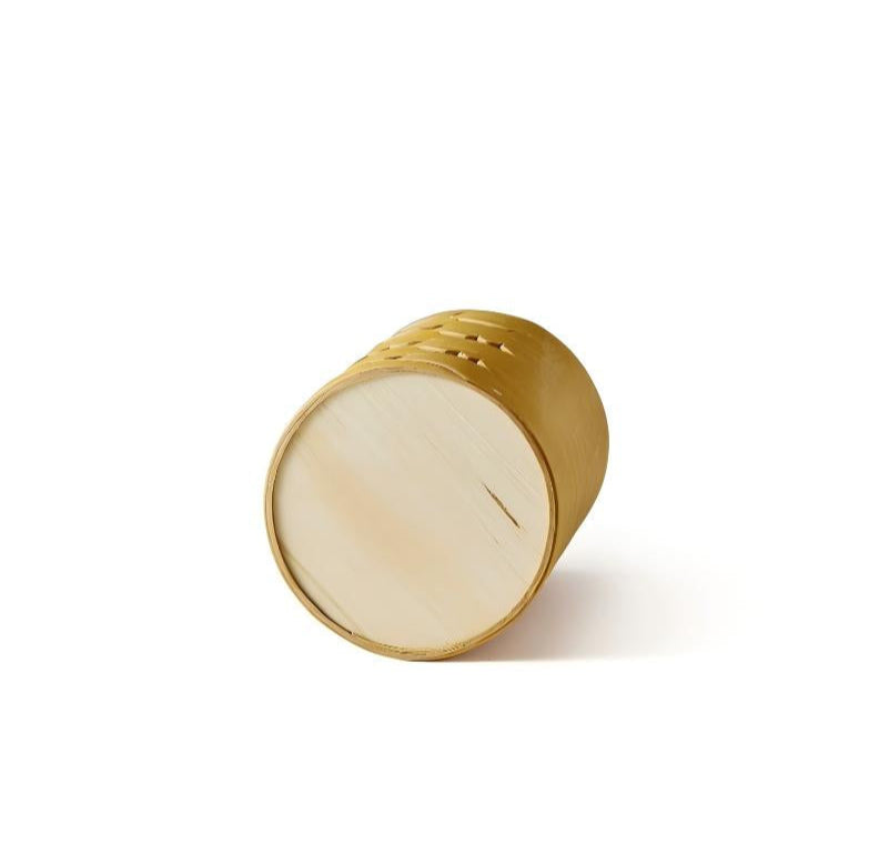 Handmade Birch Bark Storage Container (Round)