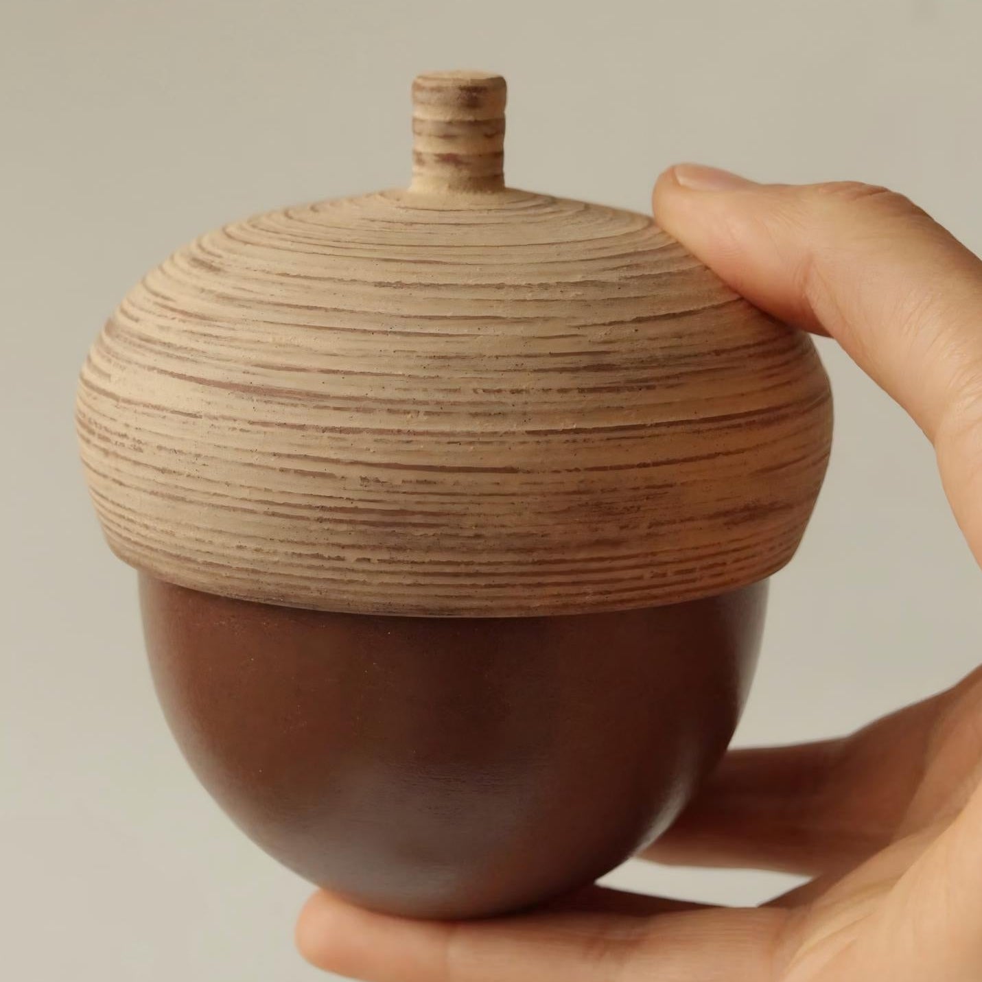 Handmade Ceramic Mini Oak Cup