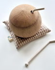 Whole Coconut Straw Cup