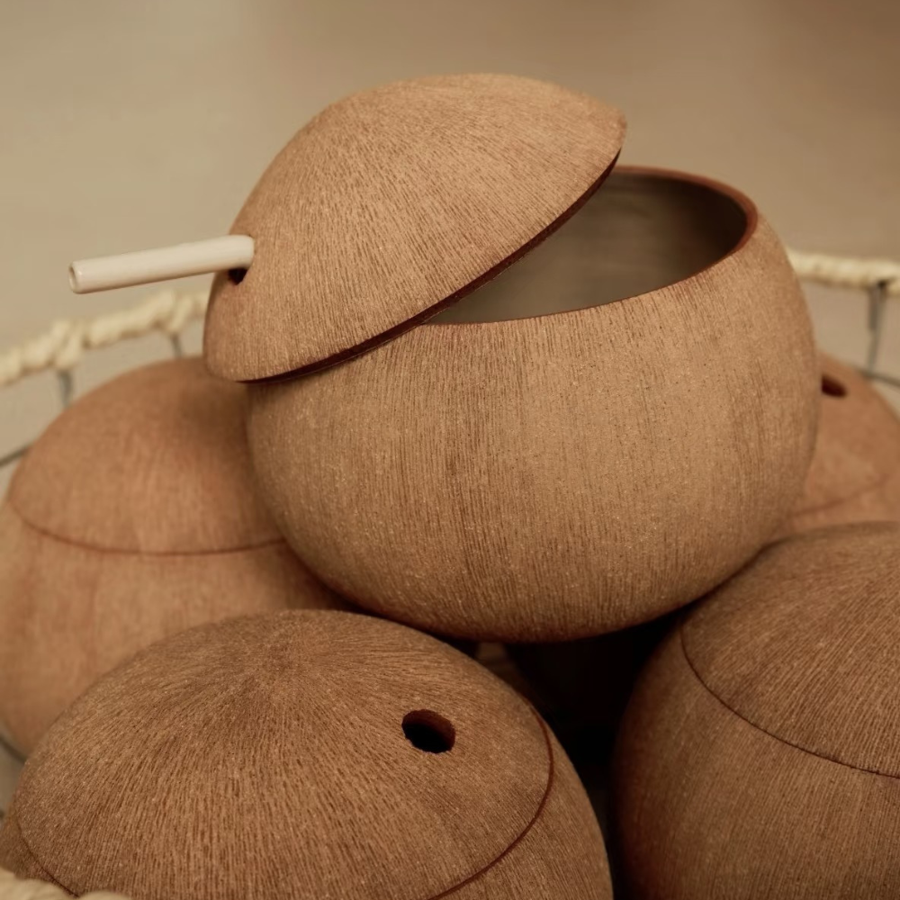 Whole Coconut Straw Cup