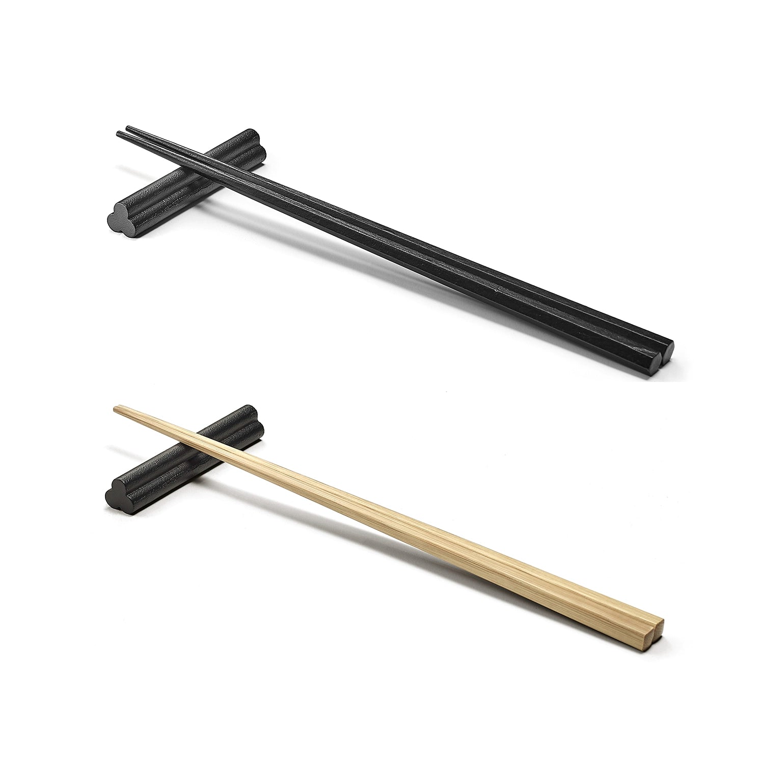 Stackable Wooden Chopstick Rest (Set of 4)