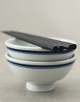 Blue Bien Ceramic Rice Bowl Set