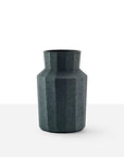 Polygonal Wide-mouthed Porcelain Vase