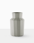 Polygonal Wide-mouthed Porcelain Vase