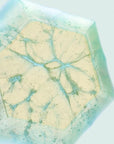 Rhombus Flower Glass Plate - Jade Green