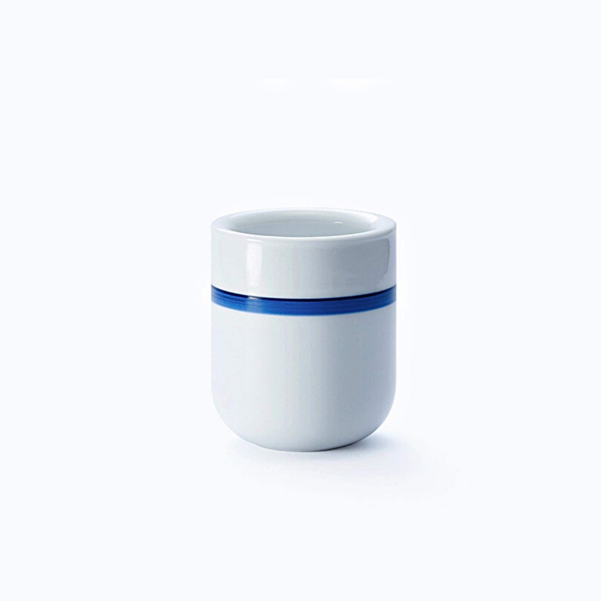 Blue Bien Ceramic Coffee Cup