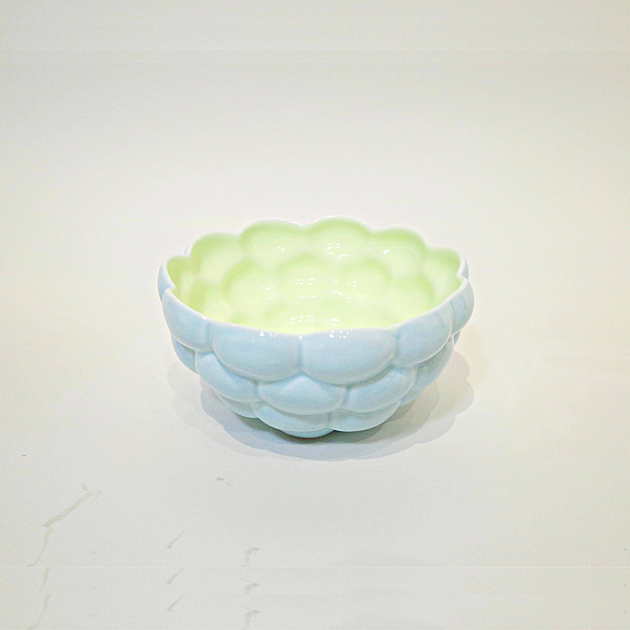 Handmade Ceramic Fruit Bowl Blue