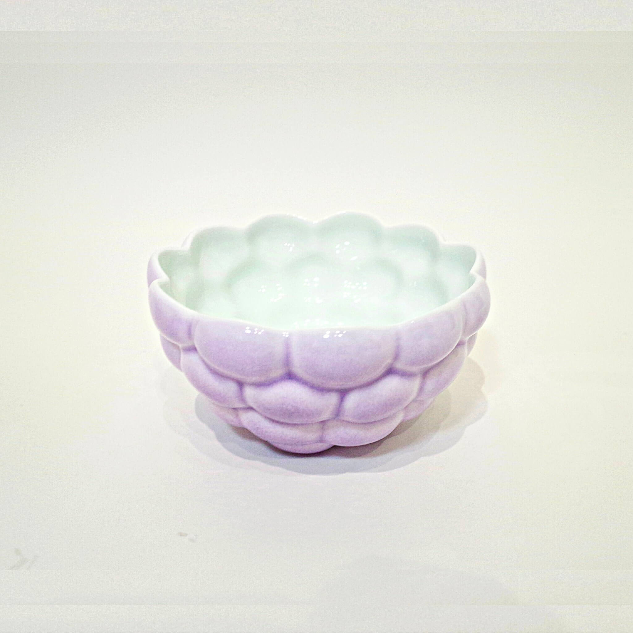 Handmade Ceramic Fruit Bowl Lavender
