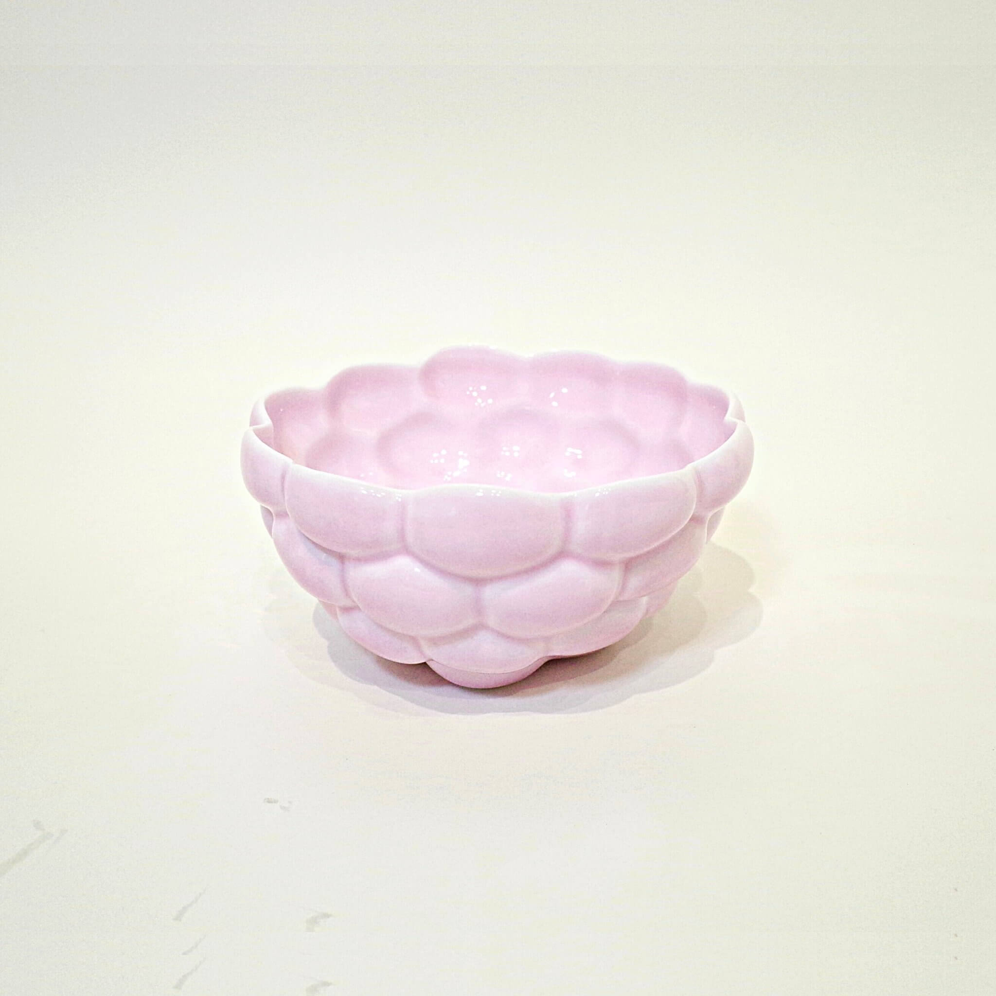 Handmade Ceramic Fruit Bowl Pink