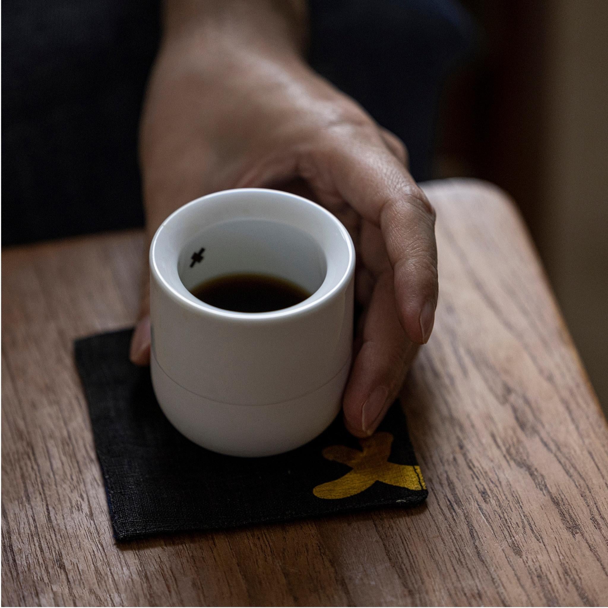 Full-lip Ceramic Coffee Cup