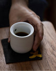 Full-lip Ceramic Coffee Cup