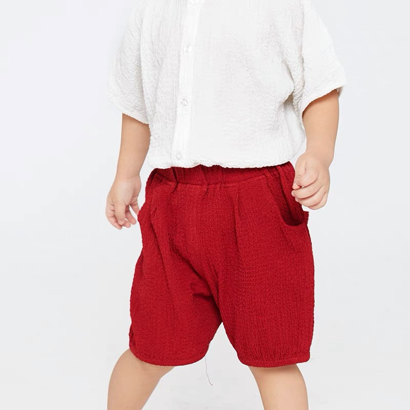 Kids Pleated Play Shorts